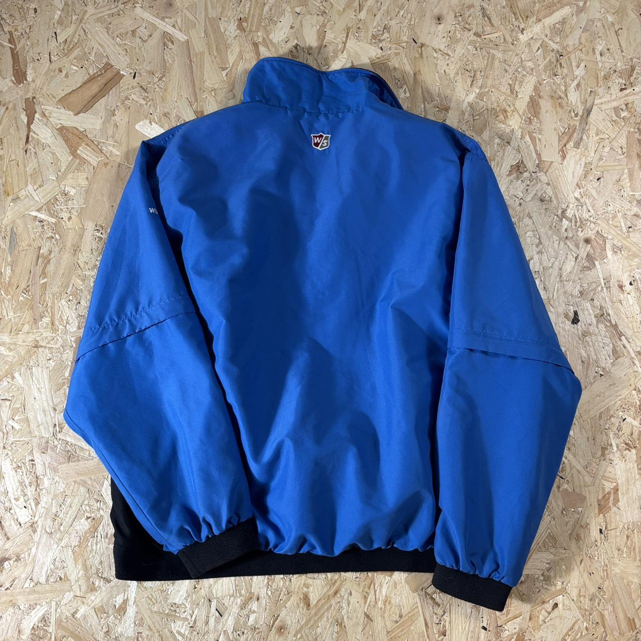 Wilson sport blue golf jacket windbreaker xl