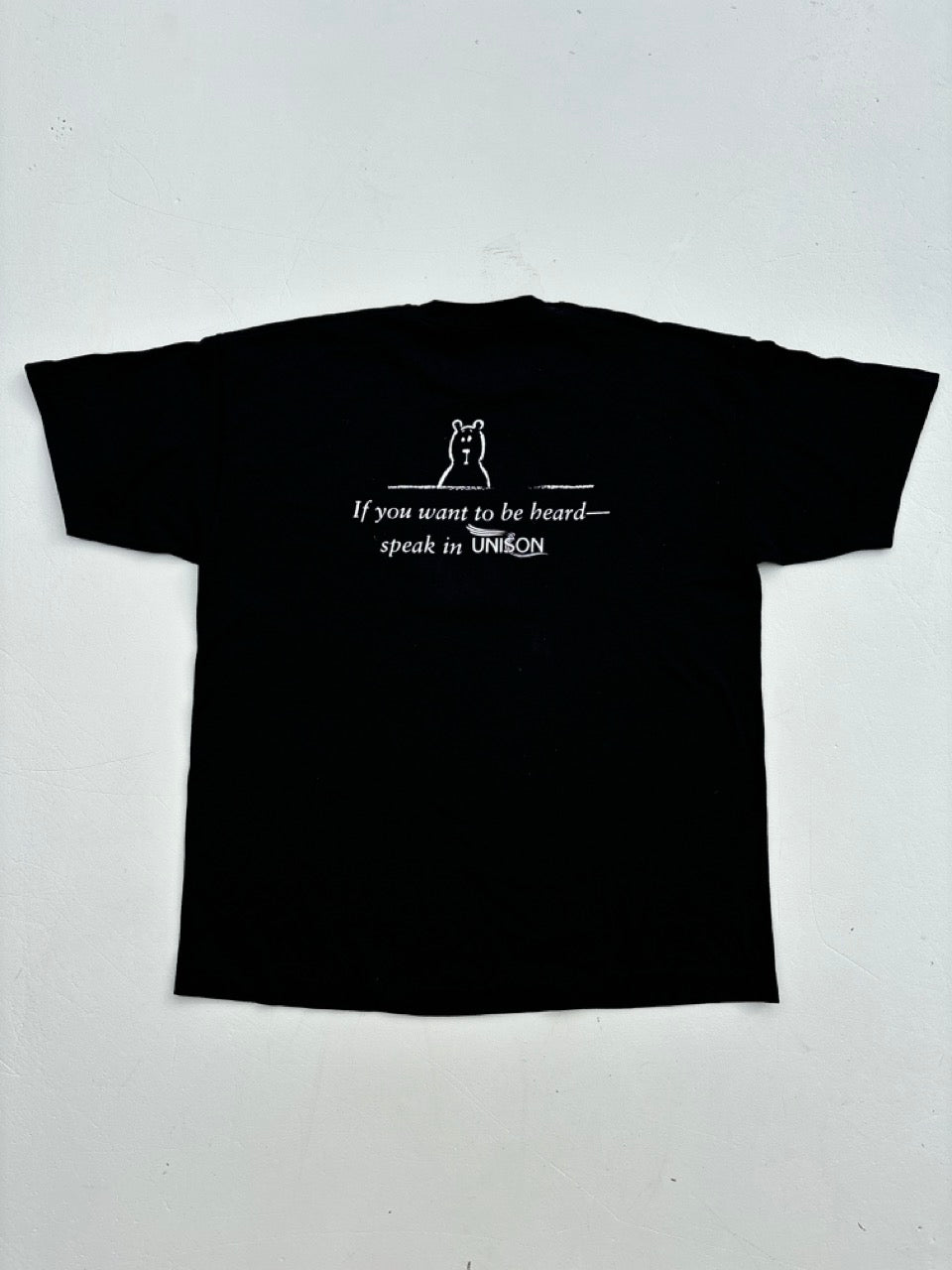 ScreenStars Vintage Excuse Me Black Graphic Tshirt (2XL)