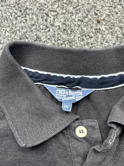 Fred and Boston Grey Polo Shirt (S)