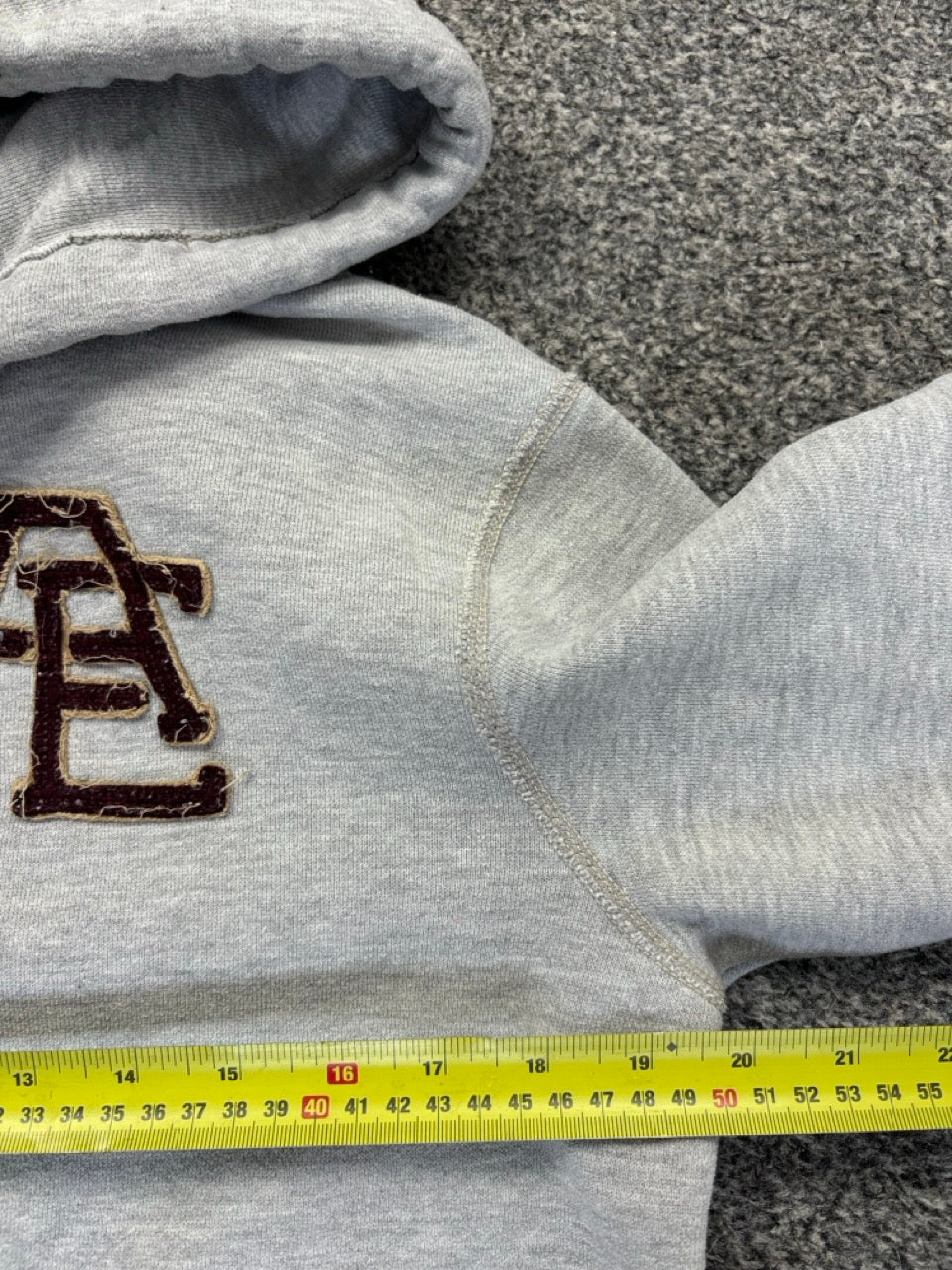 American Eagle Grey Zip Up Hoodie (S)