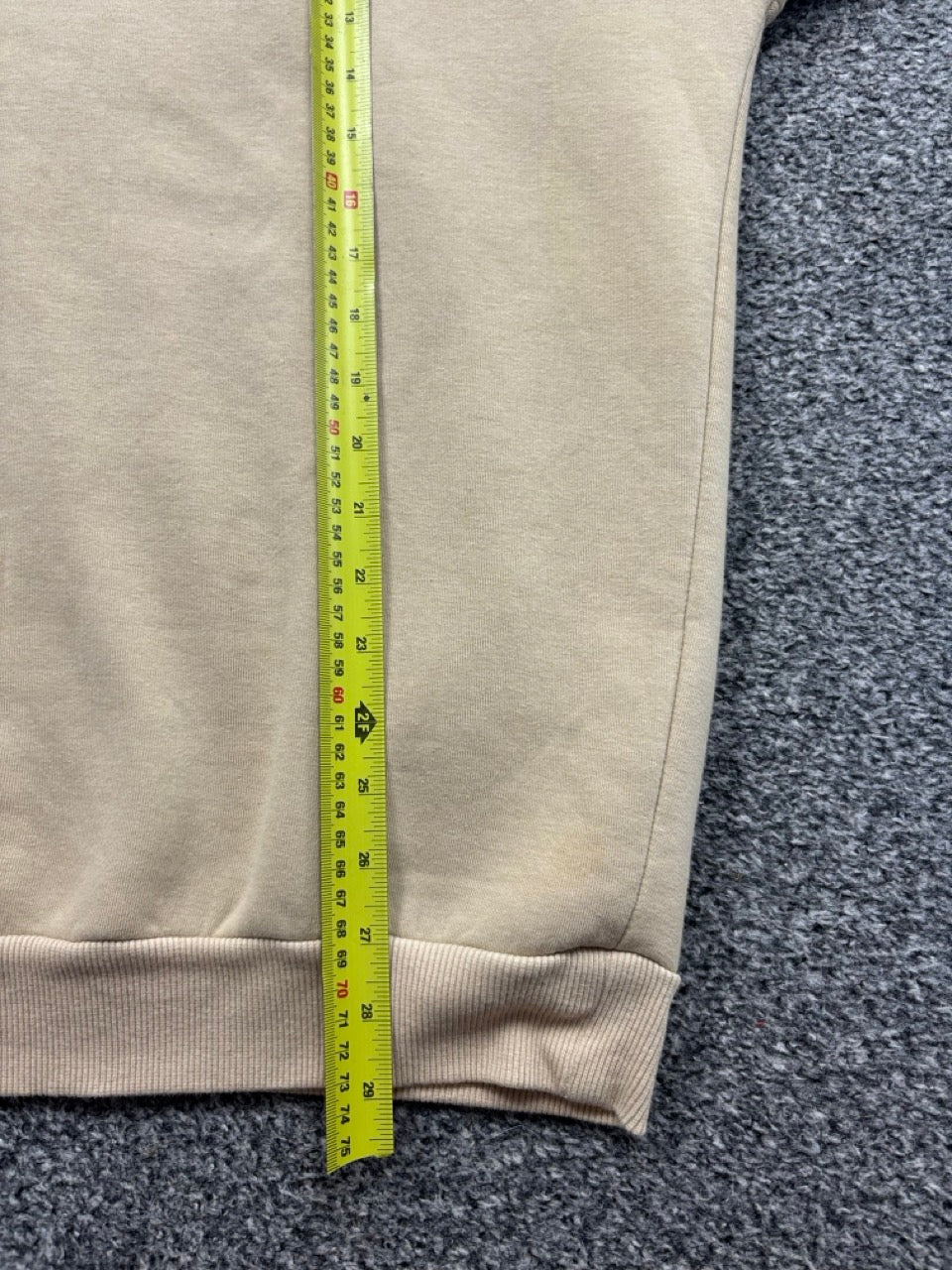 BloodBrother Beige Crewneck Jumper (L) Big Boy Thrifting