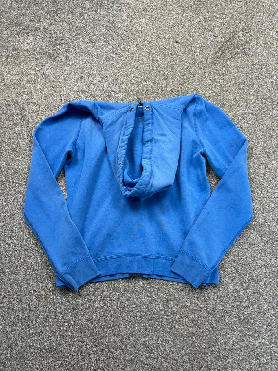 Abercrombie Blue Zip Up Hoodie Youth XL (XS) Big Boy Thrifting