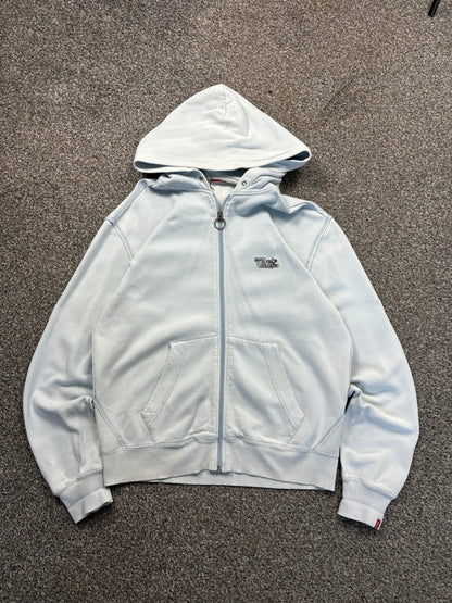 Levis Sky Blue Zip Up Hoodie (L) Big Boy Thrifting