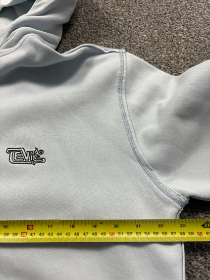 Levis Sky Blue Zip Up Hoodie (L) Big Boy Thrifting