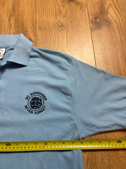 No Surrendor Blue Polo Shirt (M)