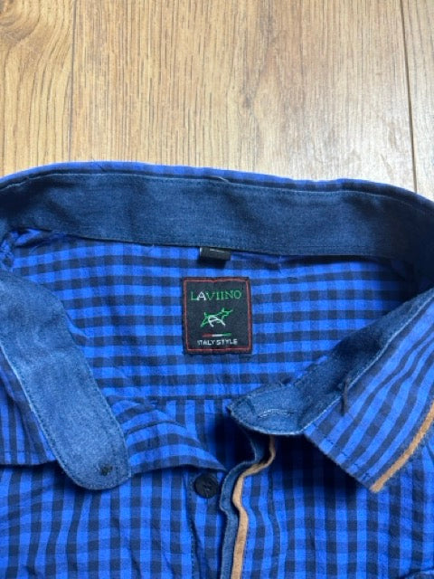 Blue Checkered Shirt (3XL)