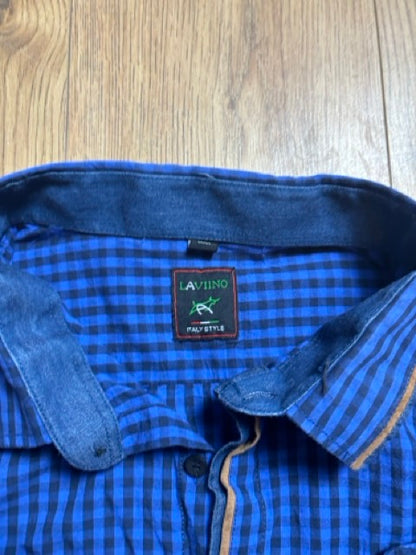Blue Checkered Shirt (3XL)