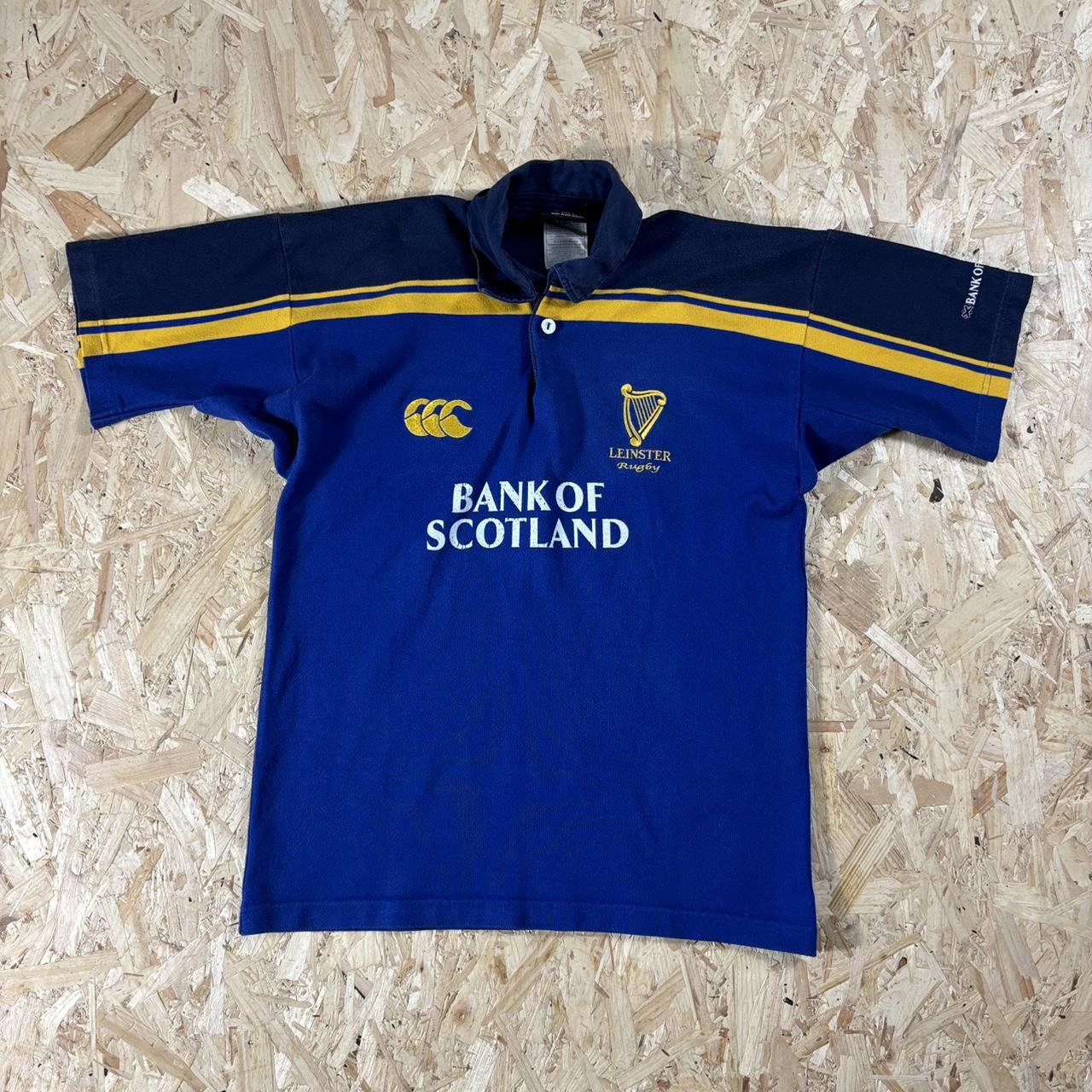 Canterbury Leinster rugby blue polo shirt size S