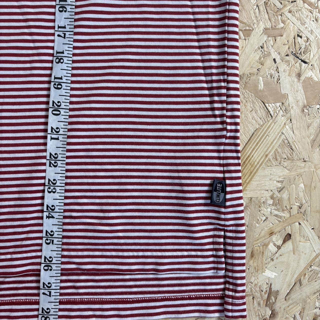 Adidas 90s climalite golf polo shirt striped size L
