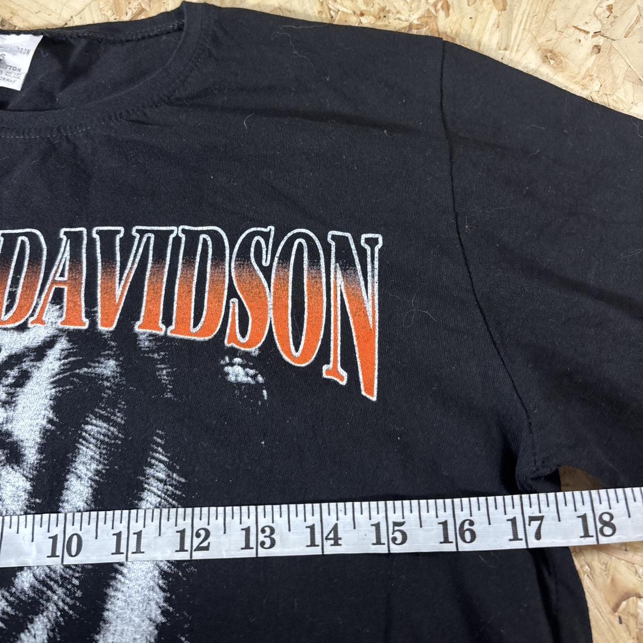 Harley davidson black graphic tshirt S
