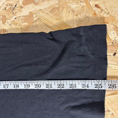 Champion black plain tshirt with logo L
