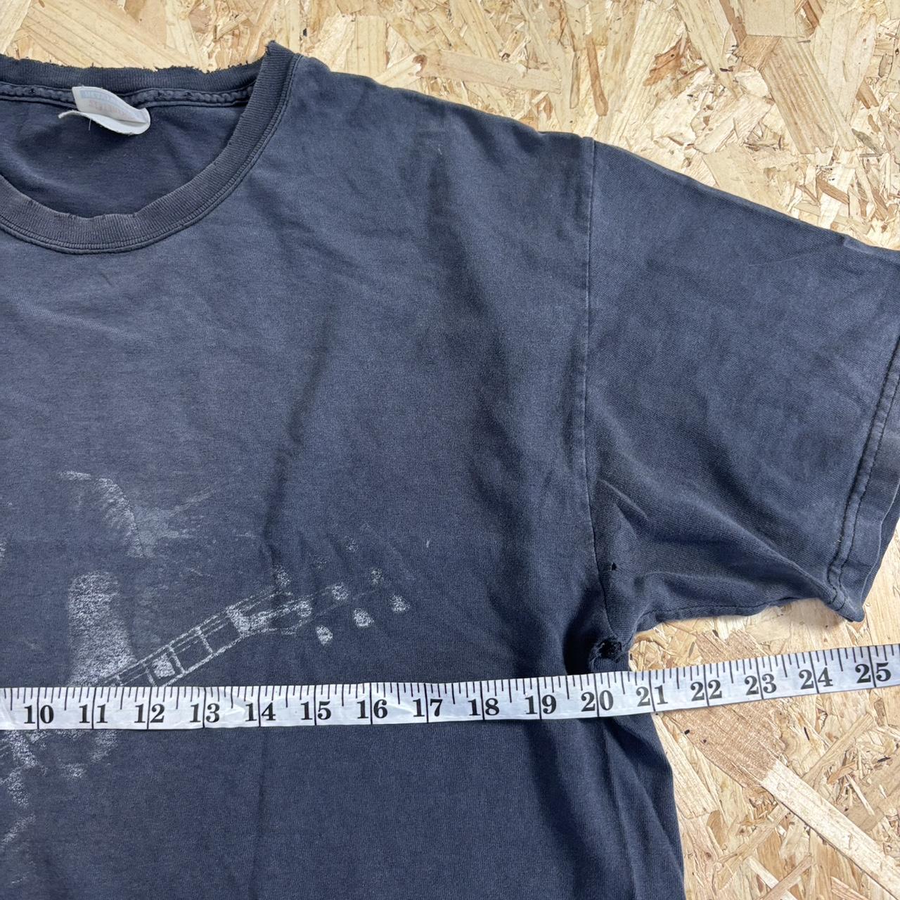 Hanes vintage band t-shirt heavyweight black size L 5