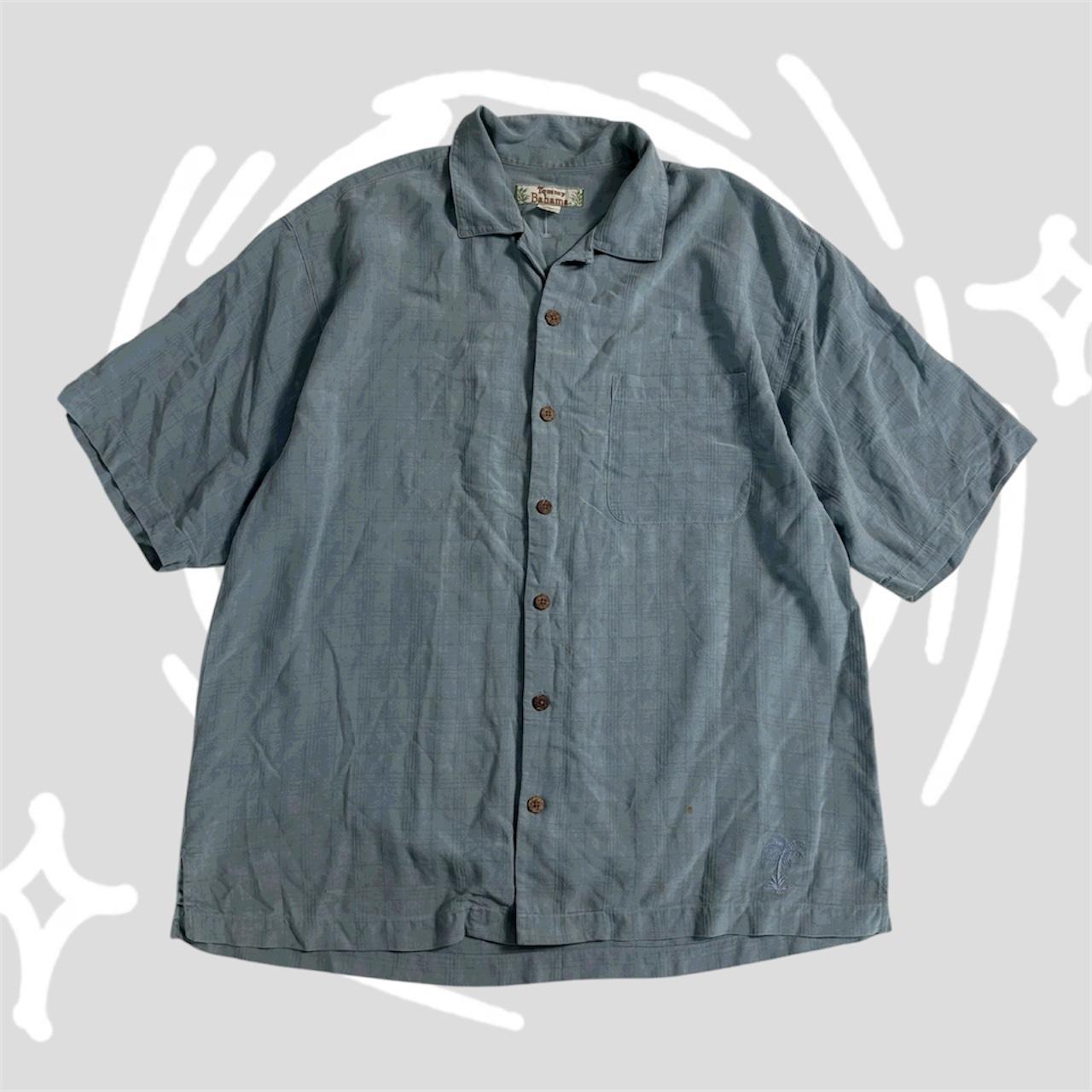 Tommy Bahama light blue casual shirt size L