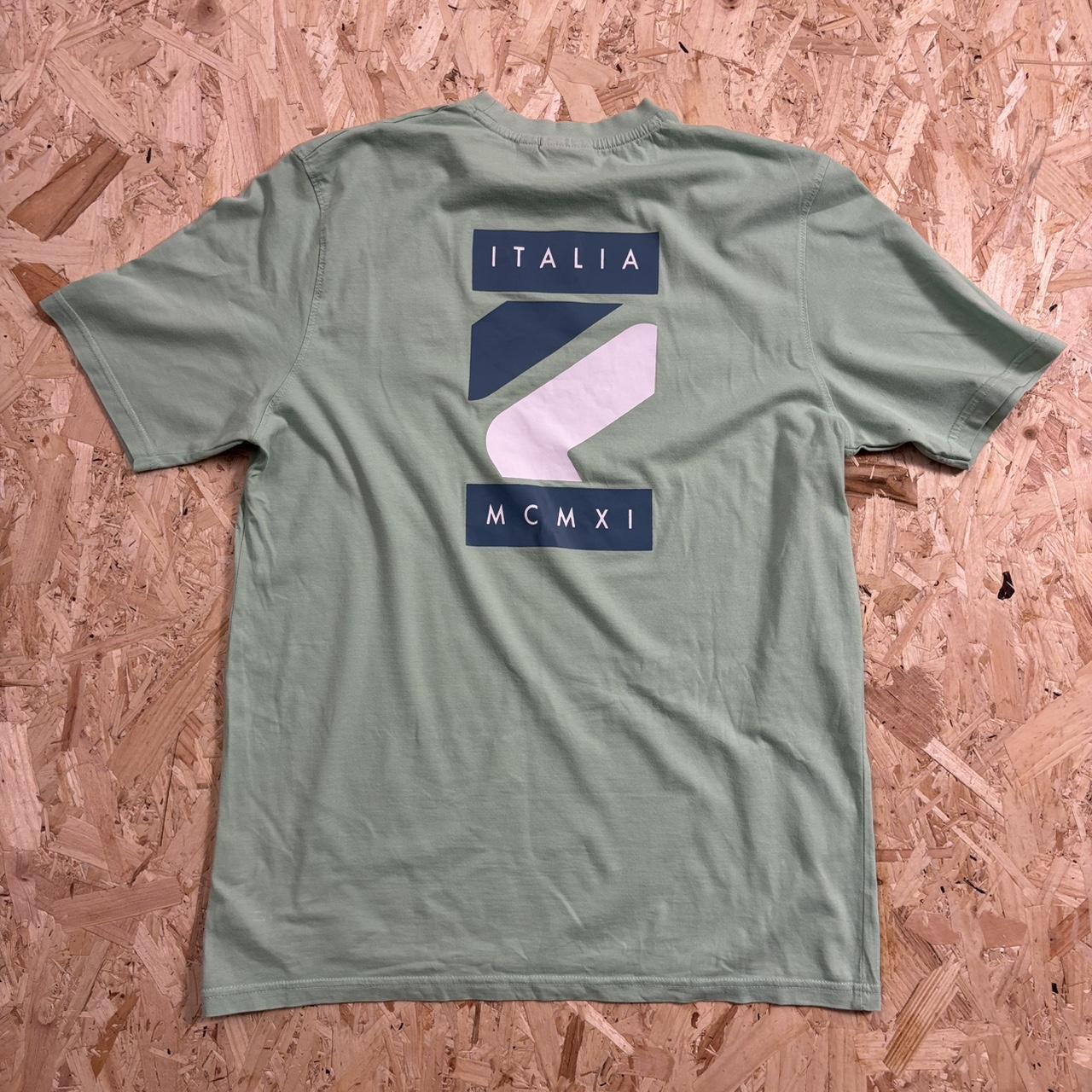 Fila mint green graphic t-shirt size M