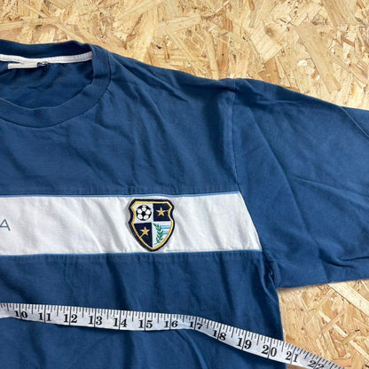 Argentina 90s vintage sports jersey t-shirt blue and white size XL
