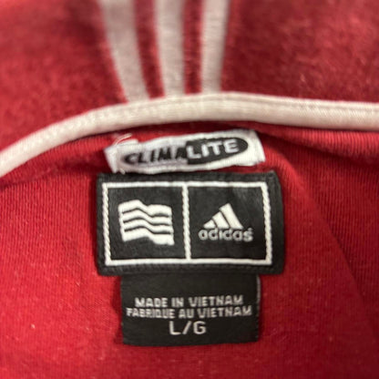 Adidas 90s climalite golf polo shirt striped size L