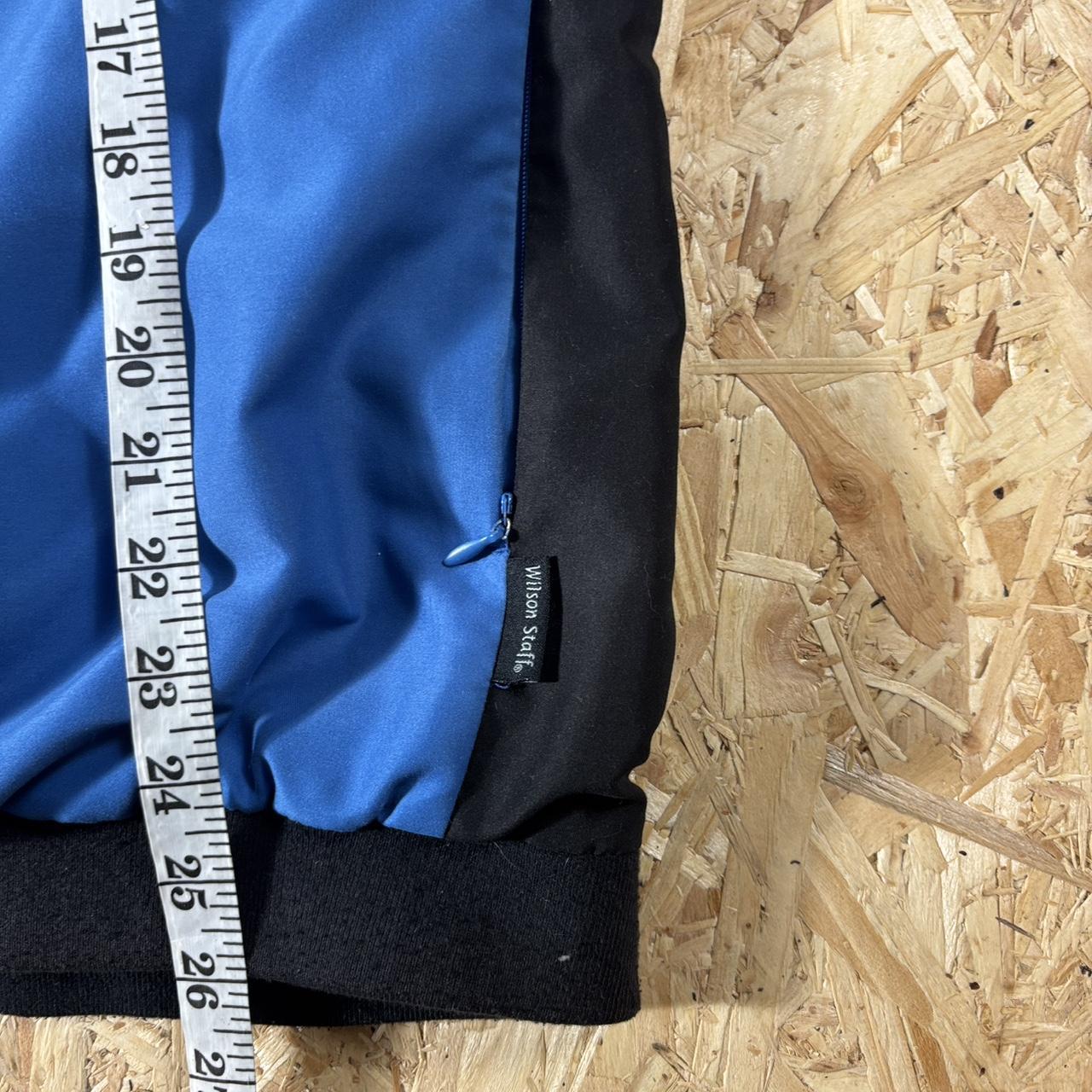 Wilson sport blue golf jacket windbreaker xl