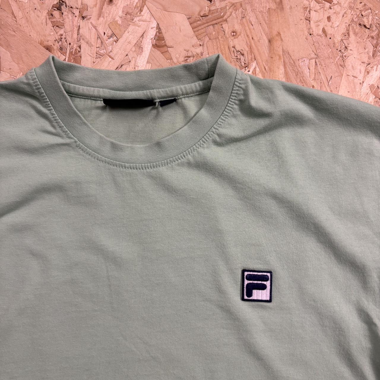 Fila mint green graphic t-shirt size M
