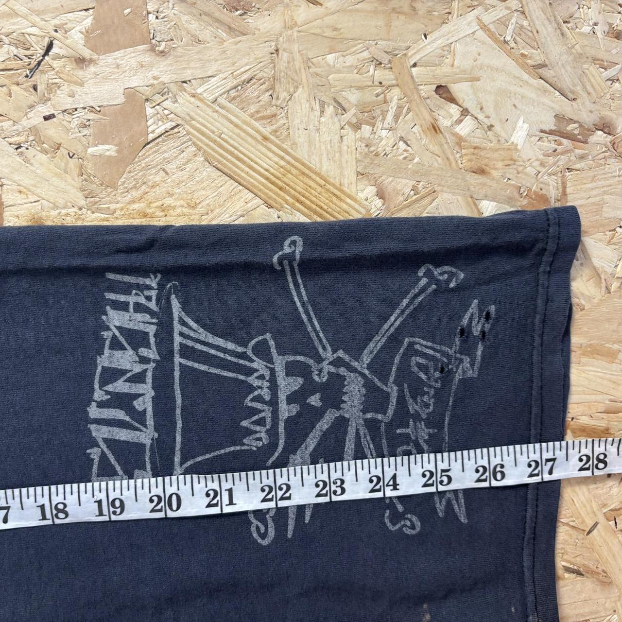 Hanes vintage band t-shirt heavyweight black size L 6
