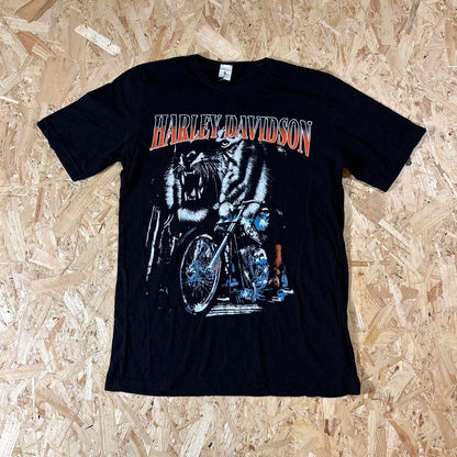Harley Davidson black graphic t-shirt size S