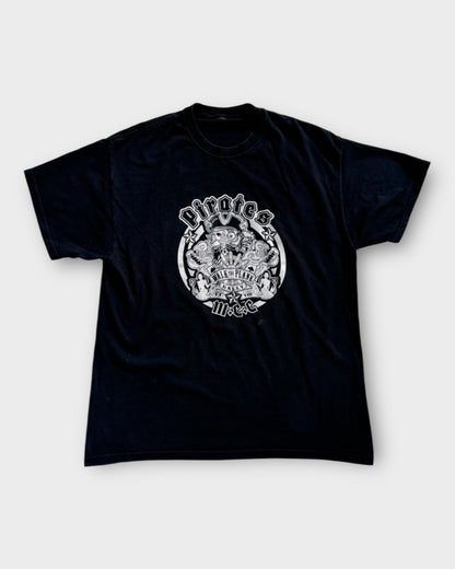 An image of a Pirates Rally MCC Graphic Black Tshirt in size L.