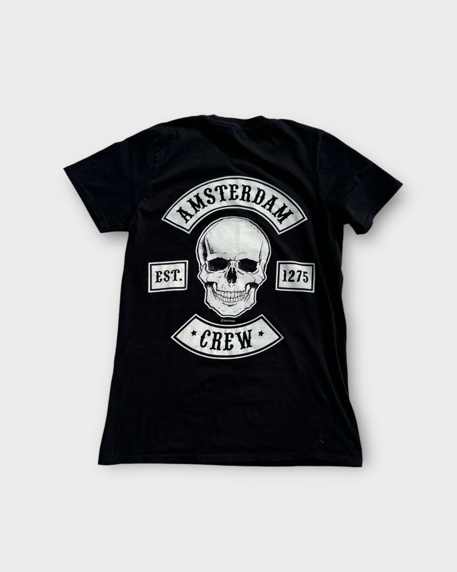 An image of a Rock Black Graphic Tshirt in size S.
