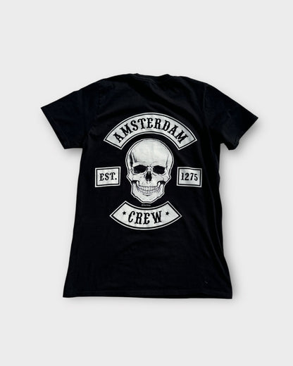 An image of a Rock Black Graphic Tshirt in size S.