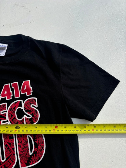 Aztecs Loud Black Graphic Tshirt (M)