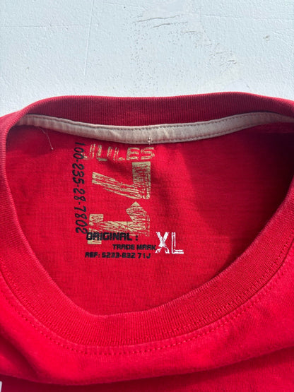Jules71 Retro Red Graphic Tshirt (XL)