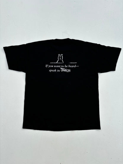 ScreenStars Vintage Excuse Me Black Graphic Tshirt (2XL)