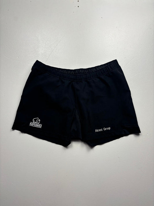 An image of a Rhino Rugby Shorts Black in size 2XL.