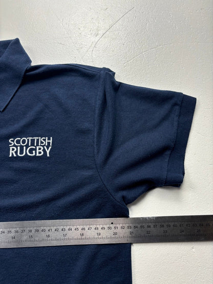 Gildan Scottish Rugby Navy PoloShirt (M)