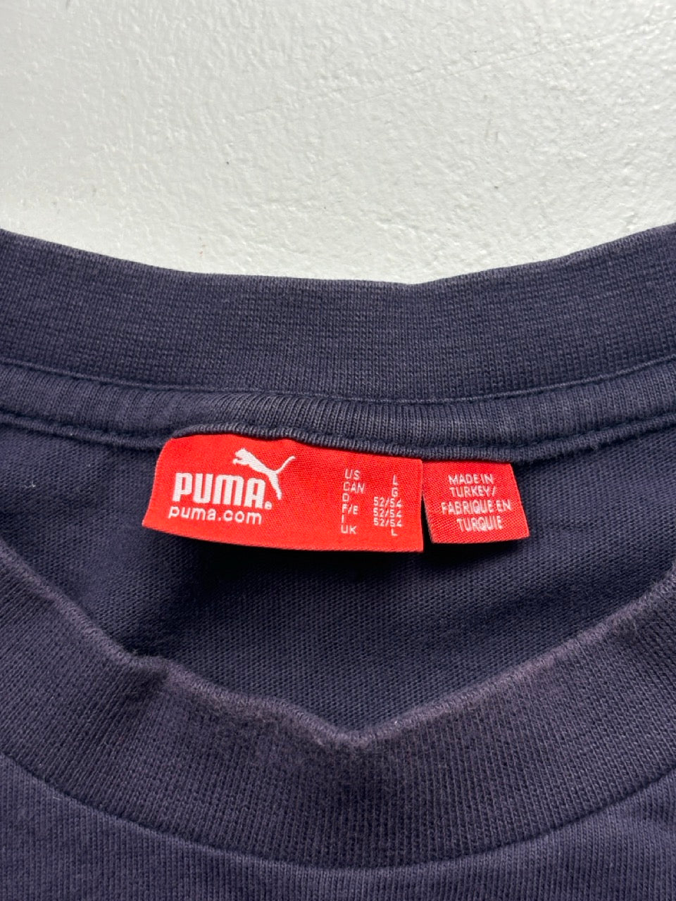 Puma Navy Graphic Tshirt (L)
