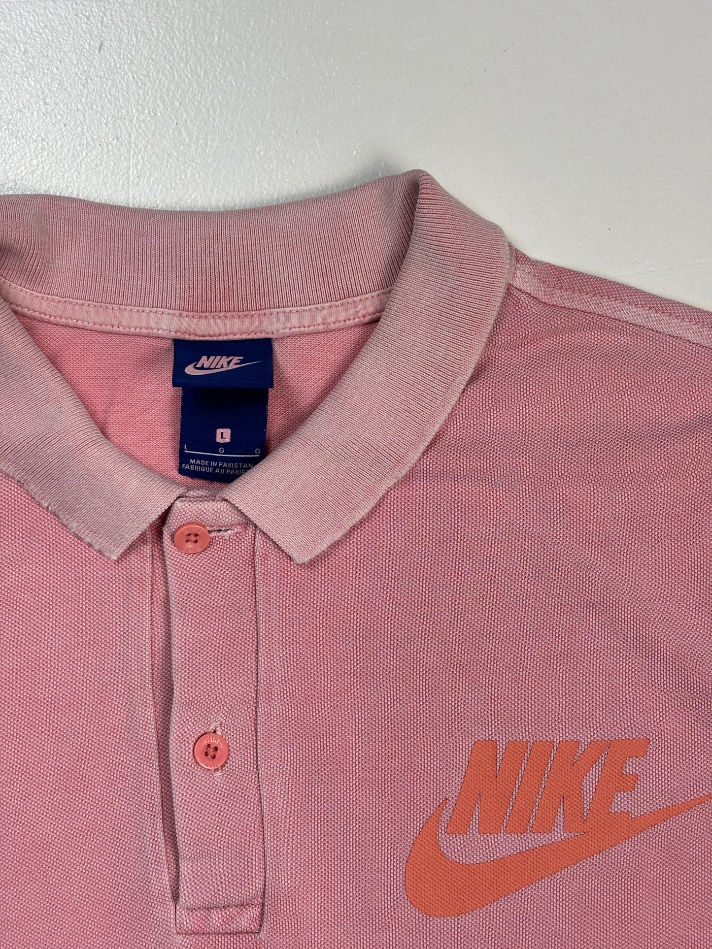 Nike Pink PoloShirt (L)