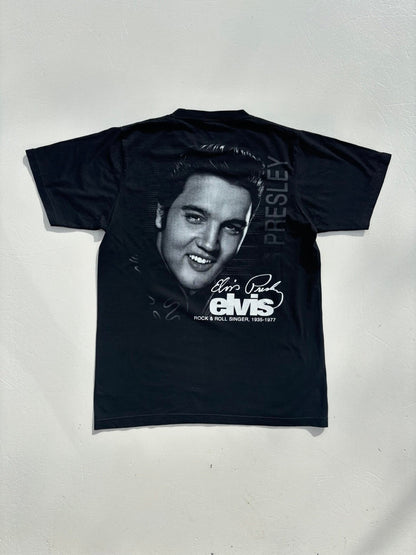 Elvis Presley Black Graphic Tshirt (L)