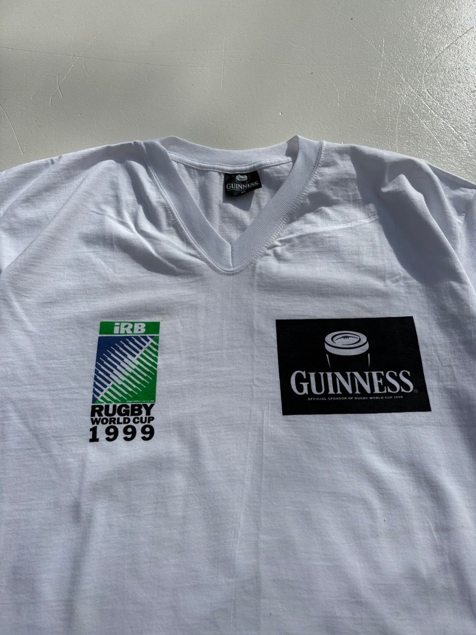 Guinness 1999 Rugby White Tshirt (XL)