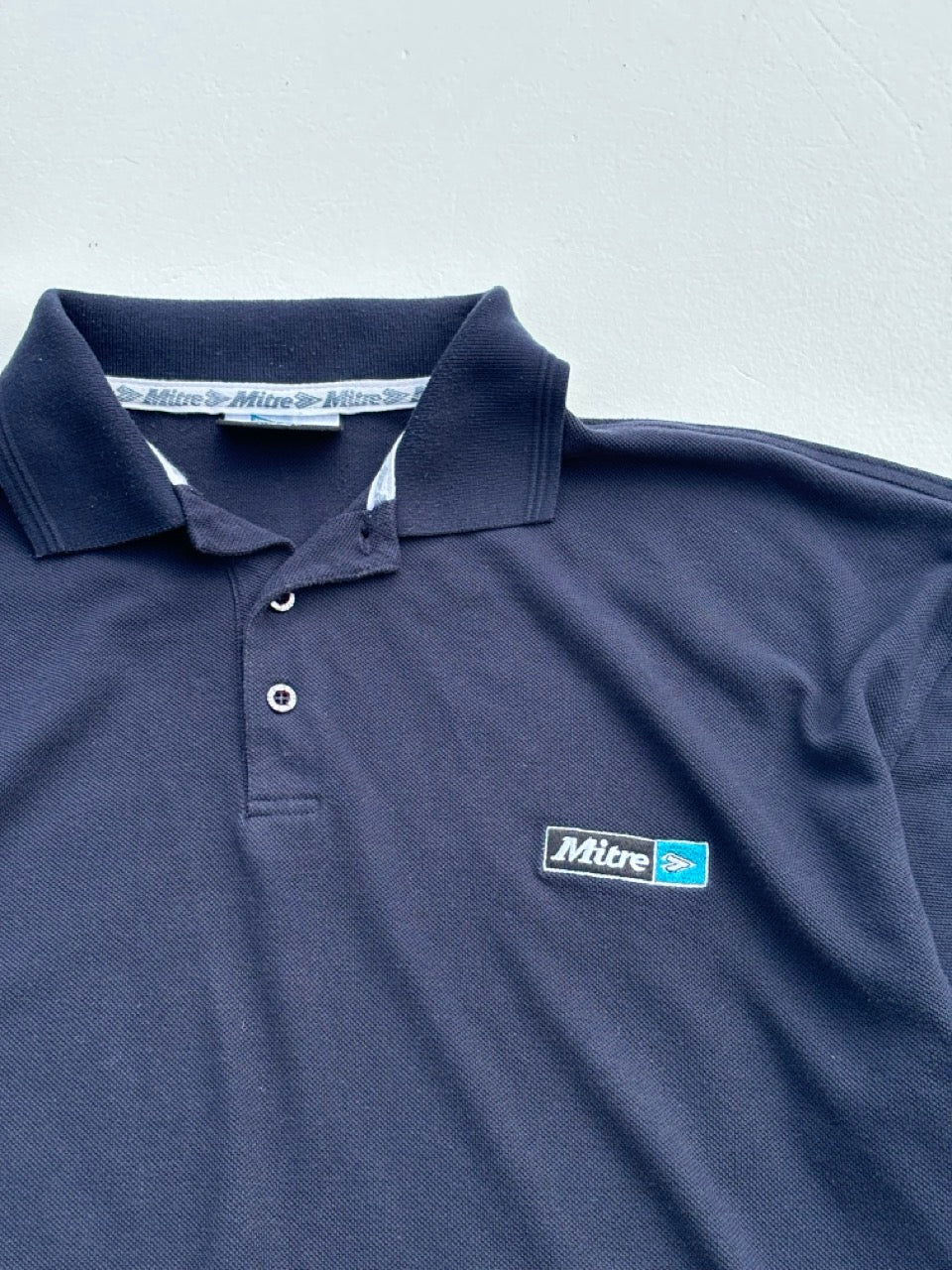 Mitre Navy Polo Shirt (L)