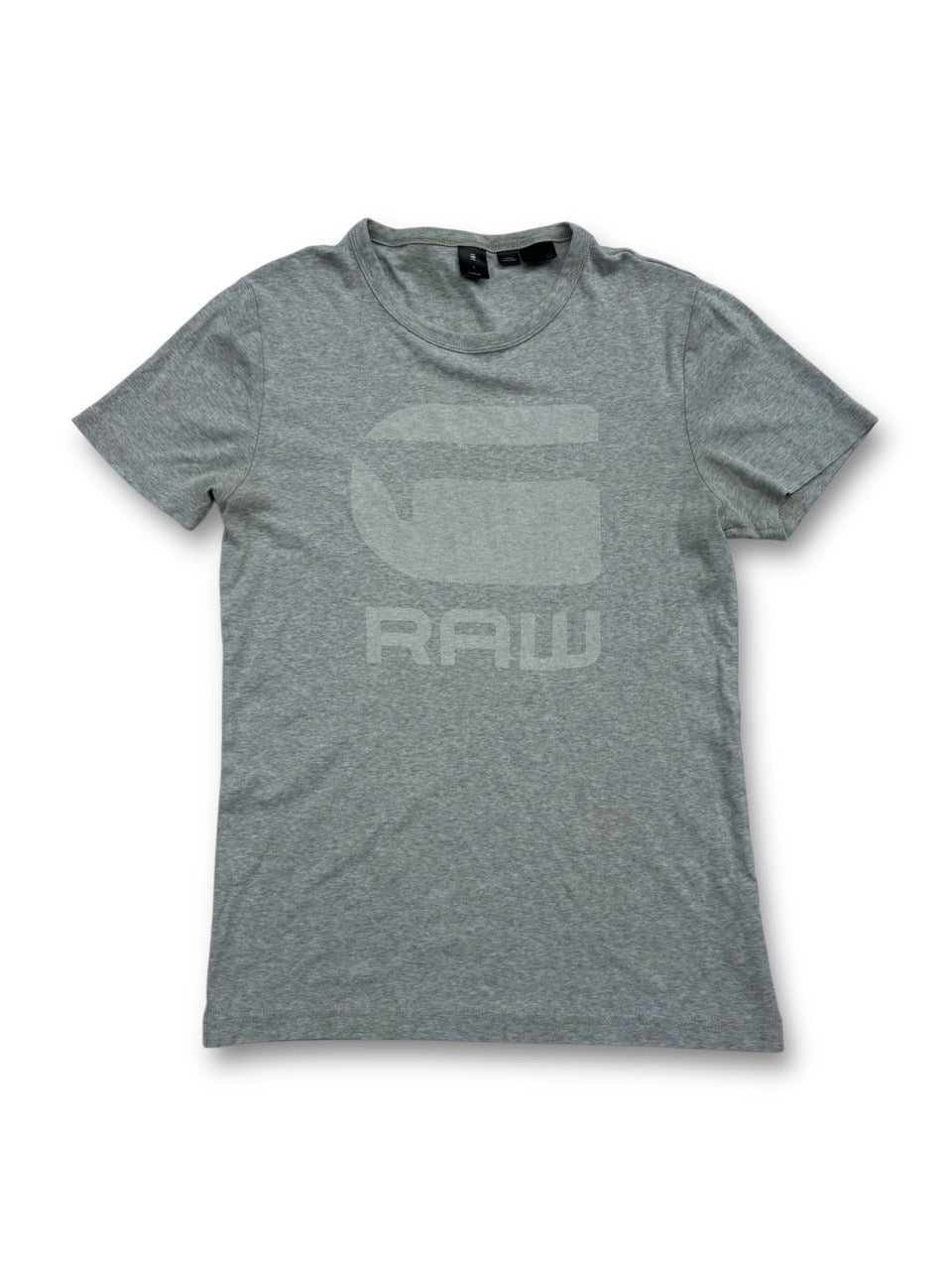 An image of a Gstar Raw Grey Tshirt in size S.