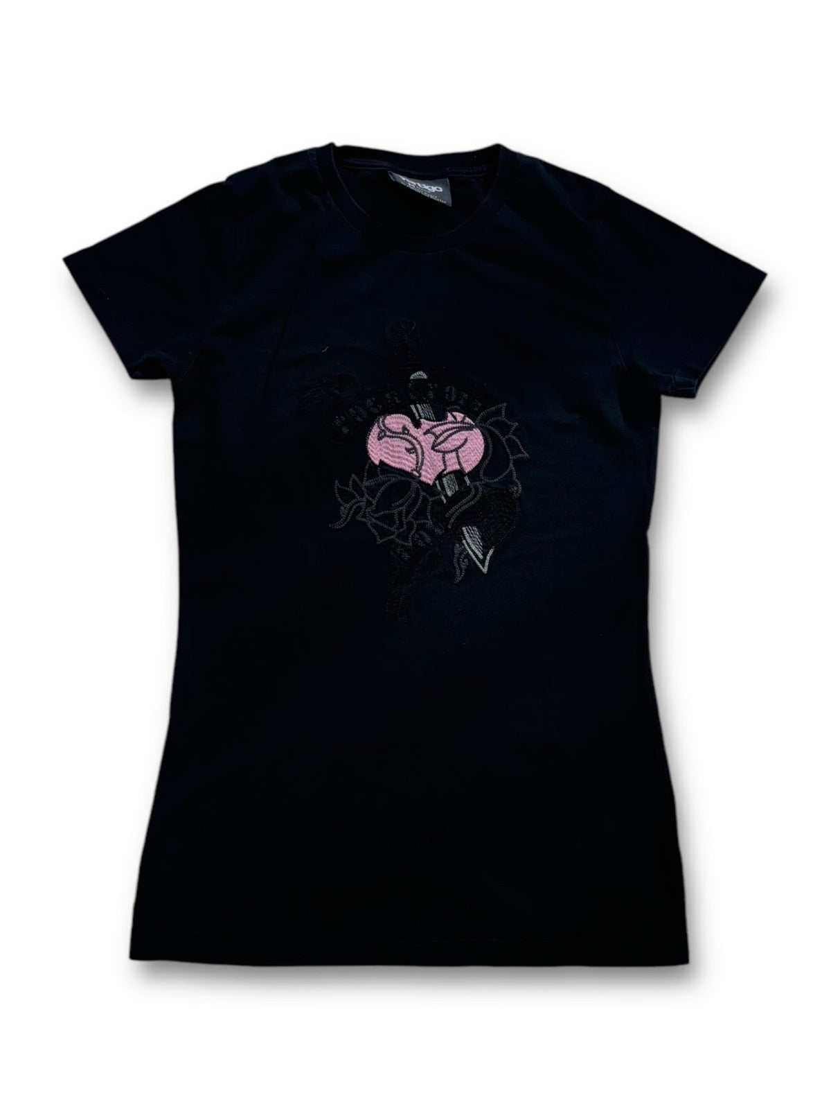 Vertigo Embroidered Graphic Tshirt (XS)
